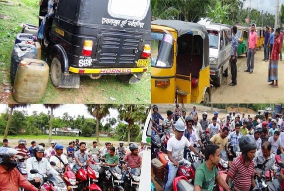Petrol and LPG crisis : People put up road blockades